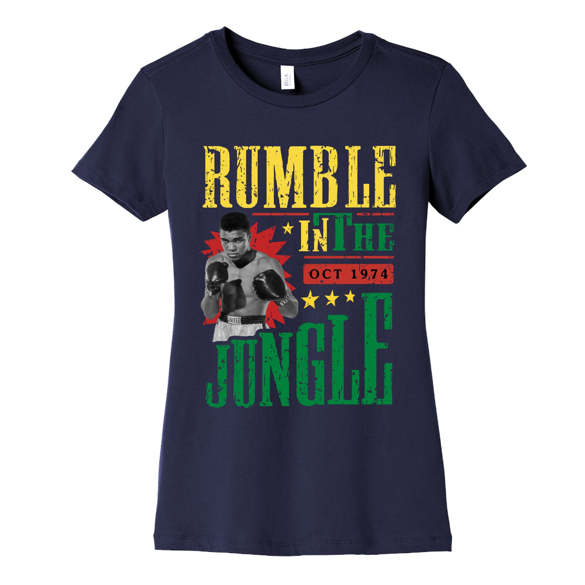 Rumble in the Jungle Womens Cotton Tee